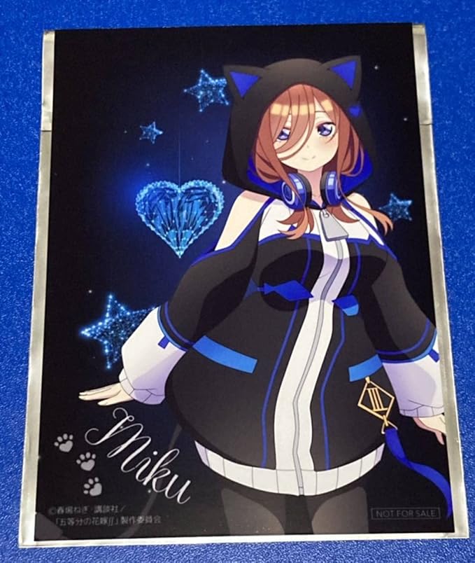 世界有名な 五等分の花嫁 中野一花 クリアファイル TSUTAYA VTuber